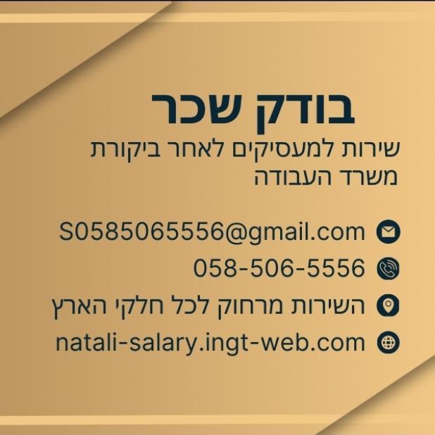 בודקת שכר