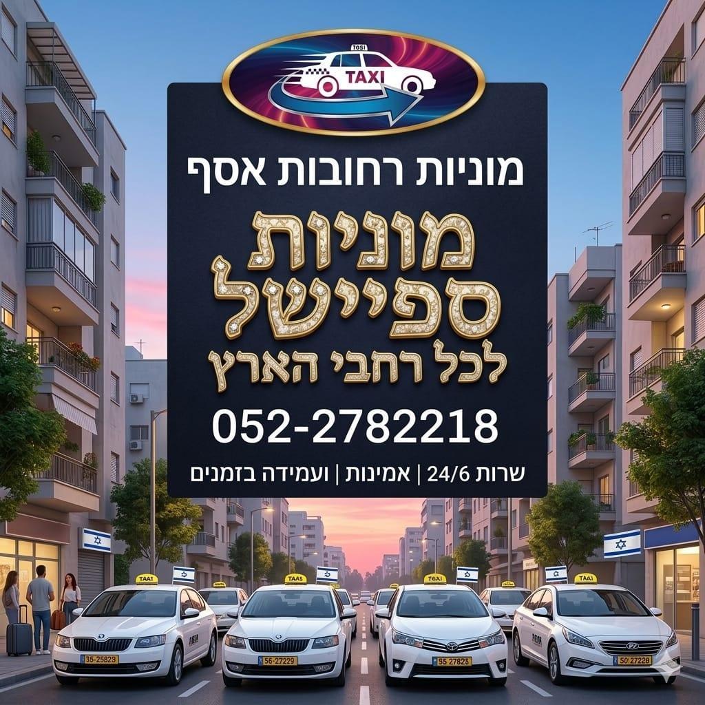 מוניות רחובות אסף