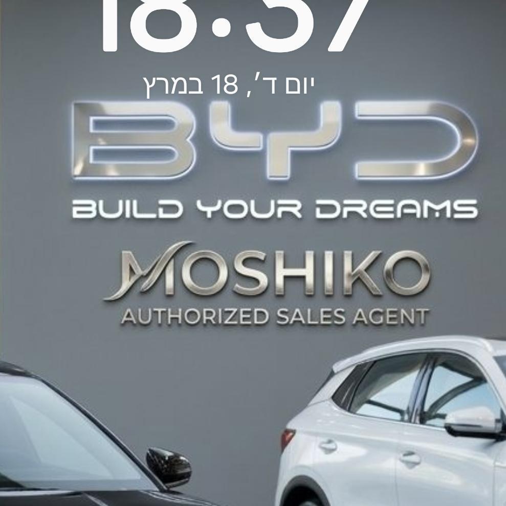 מושיקו byd מכירות